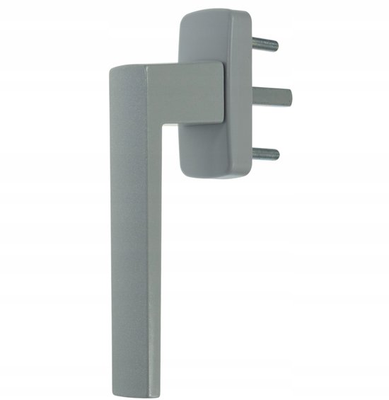 Aluminium Raamklink Quadrat RAL9006 Grijs Balkondeur Raam Bol aluminium-raamklink-quadrat-ral9006-grijs-balkondeur-raam-bol