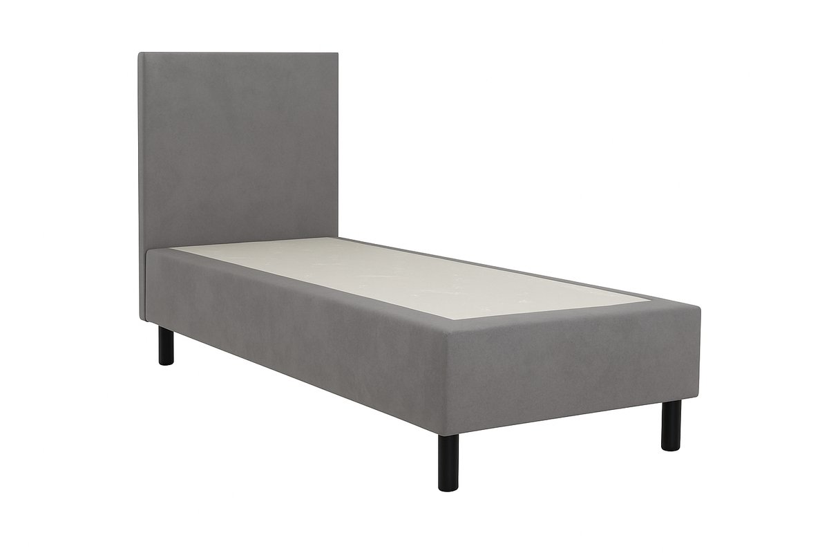 Boxspring OP MAAT - 105x155 (inclusief hoofdbord - Zonder Matras) + (Verkrijgbaar in Zwart