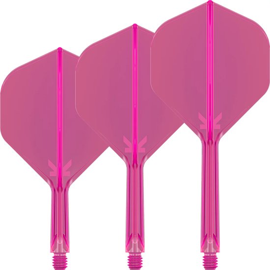 Pink X Target Target K-Flex Neon Pink NO2 - Dart Flights | bol
