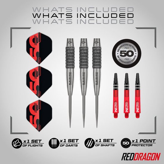 Red Dragon Element 6 C Anniversary Limited Edition 90% - Dartpijlen van Red Dragon — afbeelding 2