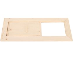 Sauna Facade Vent Kit - Air Wood - Adjustable Room Equipment - Ventilation Panel - Blinds - Grate - Steam Accessories voor Badkamer - Pool - Rectangular Slats