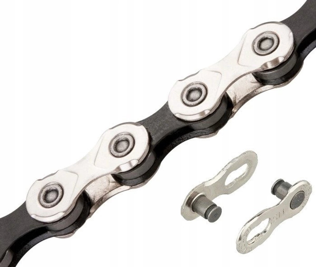 KMC X10.93 Fietsketting 116 schakels, zilver/zwart, incl. schakelketting slot