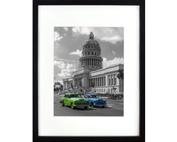 BD art - Klassieke Foto Frame - MDF - Zwart - Plexiglas