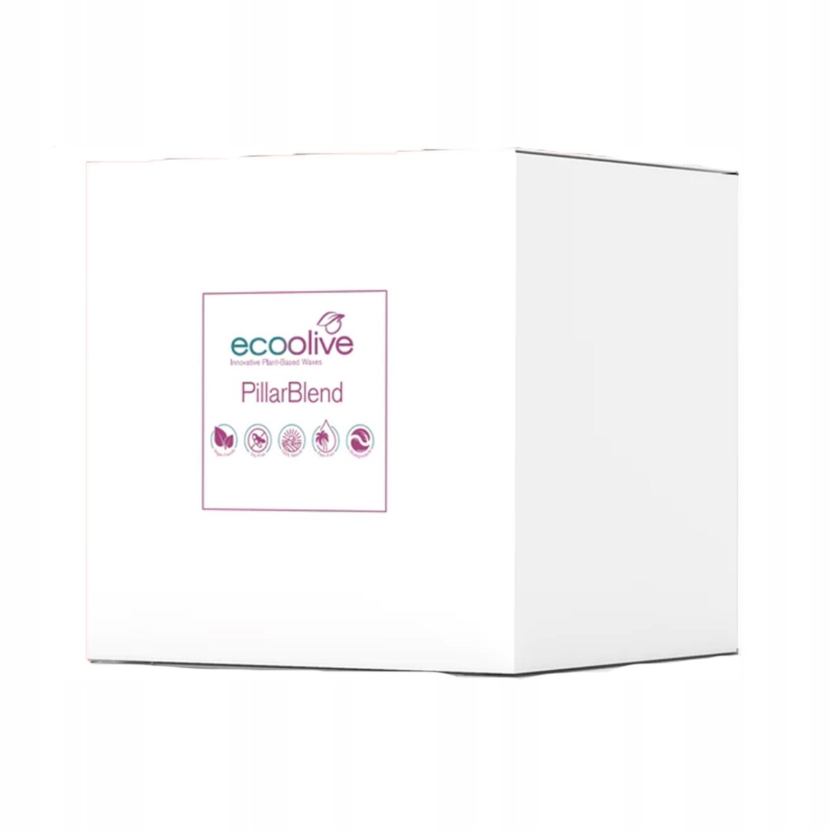 EcoOlive Pillar Blend Wasp - 20 kg - Natuurlijke Olijfwax voor Kaarsen