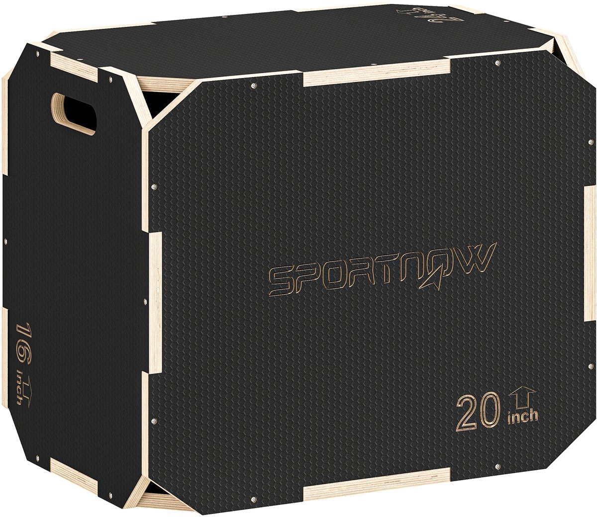 SPORTNOW Springkast - Multiplex - 61x51x41cm - Zwart