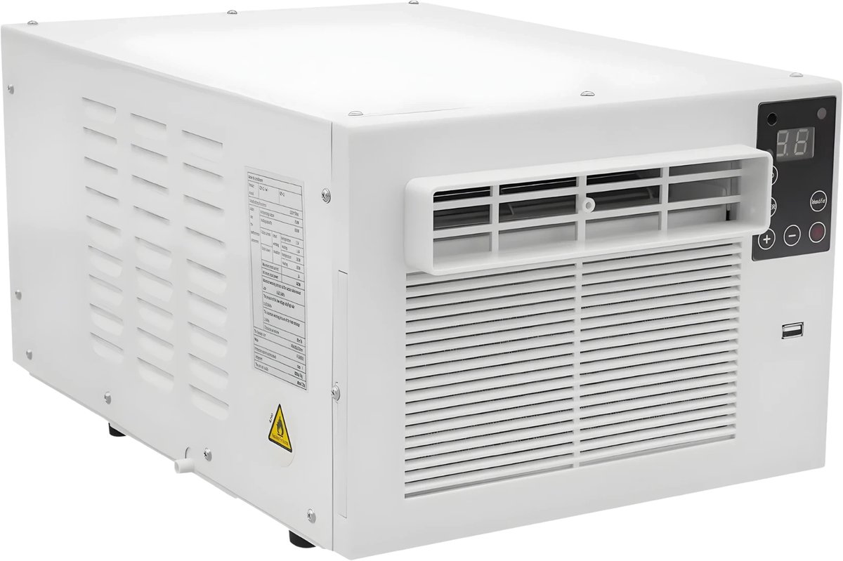 Airco – Voor slaapkamer, studeerkamer en woonkamer – Voor stille en energiezuinige koeling – Wit / 12L