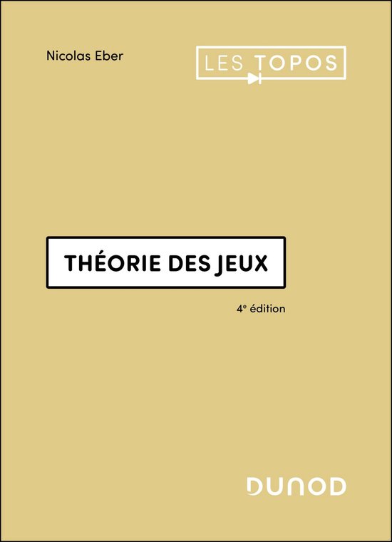 Théorie des jeux - 4e éd. - cover