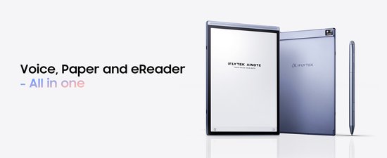 iFLYTEK - AINOTE 2 - Smart E ink Tablet 10.65" - Ultradun Digitaal Notitieboek voor Professionals - AI Transcriptie - Vertaling & Vergaderingsoverzicht - <20 ms Schrijflatentie - 7-Daagse Batterij van Merkloos — afbeelding 2