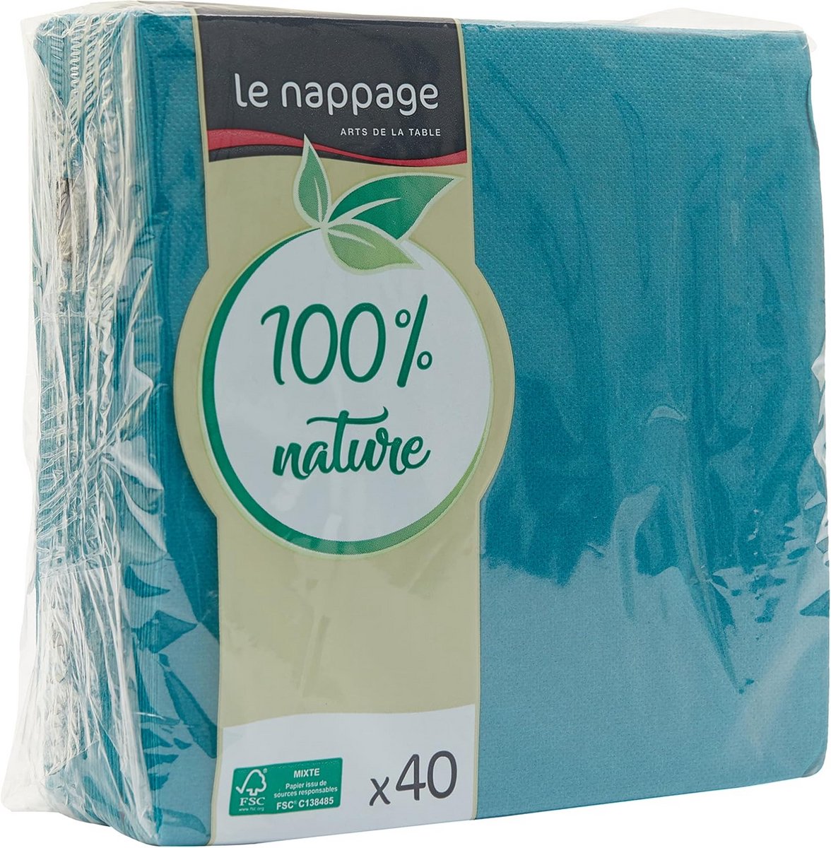 Servetten 40 Stuks Eend Blauw - 38 x 38 cm