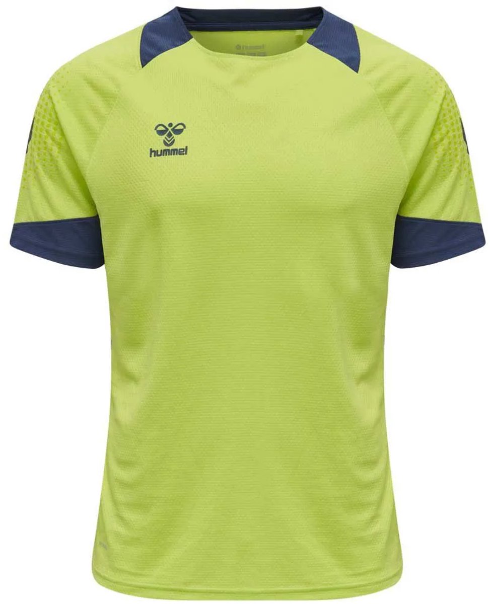 Hummel Lead Poly T-shirt Met Korte Mouwen Geel 3XL Man