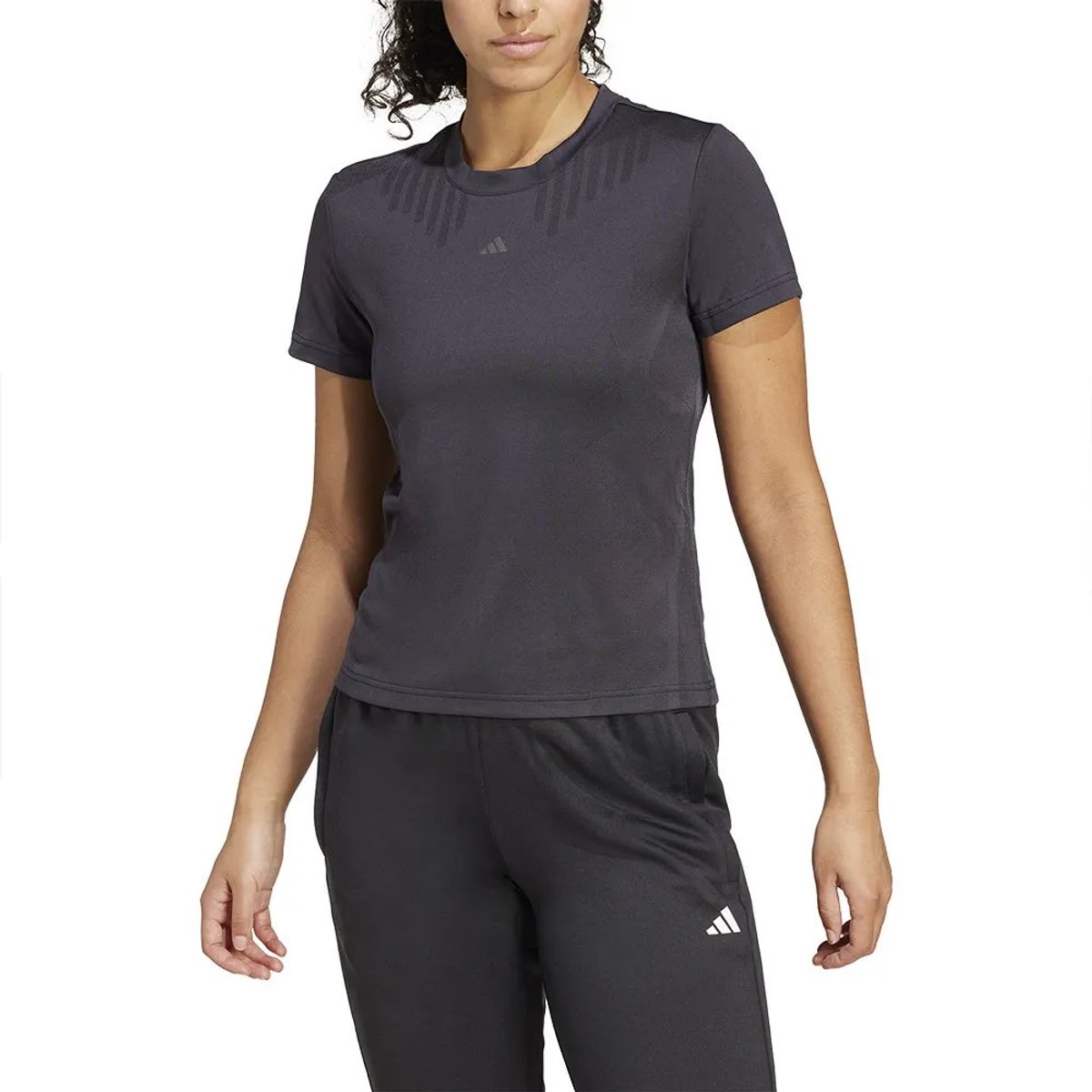 Adidas Hiit Airchill T-shirt Met Korte Mouwen Vrouw Zwart