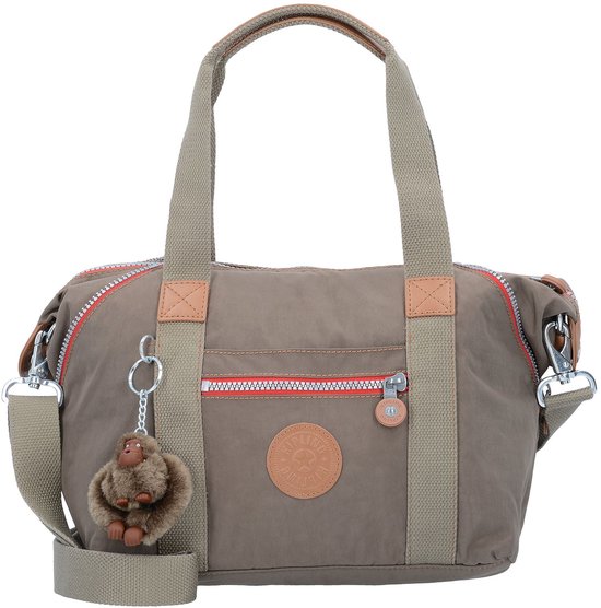 kipling Sac à main Sac à épaule bandoulière Basic Eyes Wide Open Art Mini Handbag True Beige Combo Brun