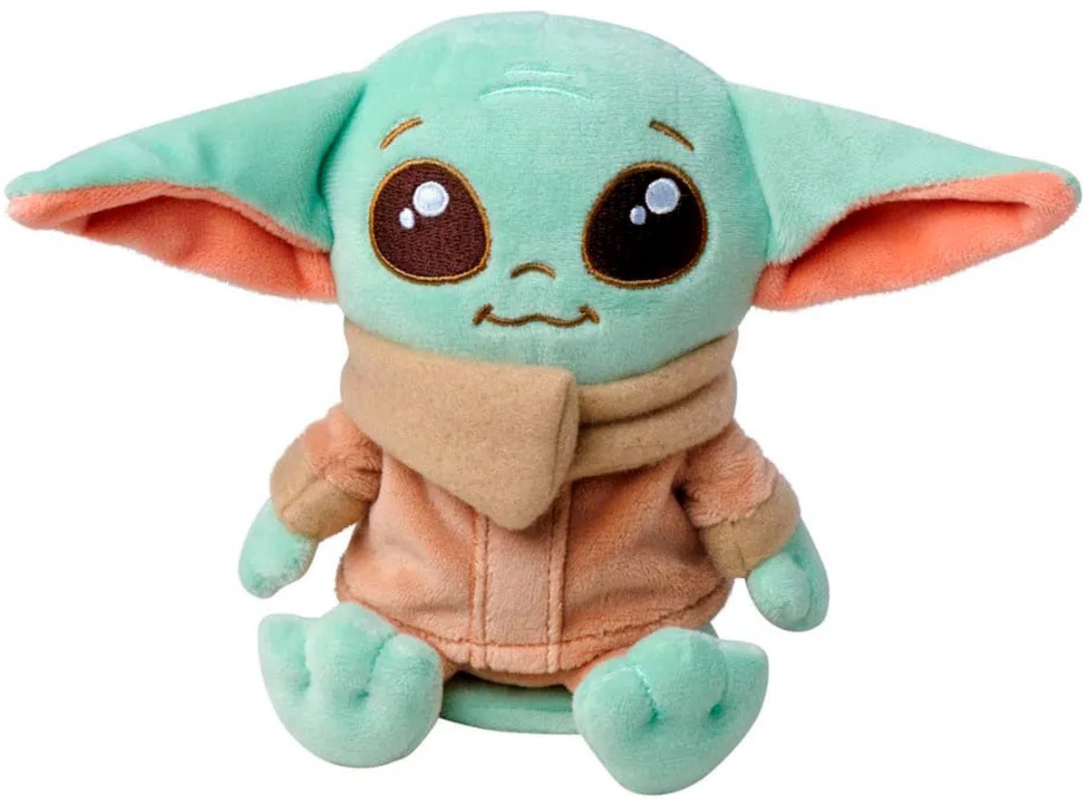 Star Wars The Mandalorian Knuffel Figure Grogu Shoulder Rider 12 cm Knuffeles de Simba en Multicolore – photo du produit