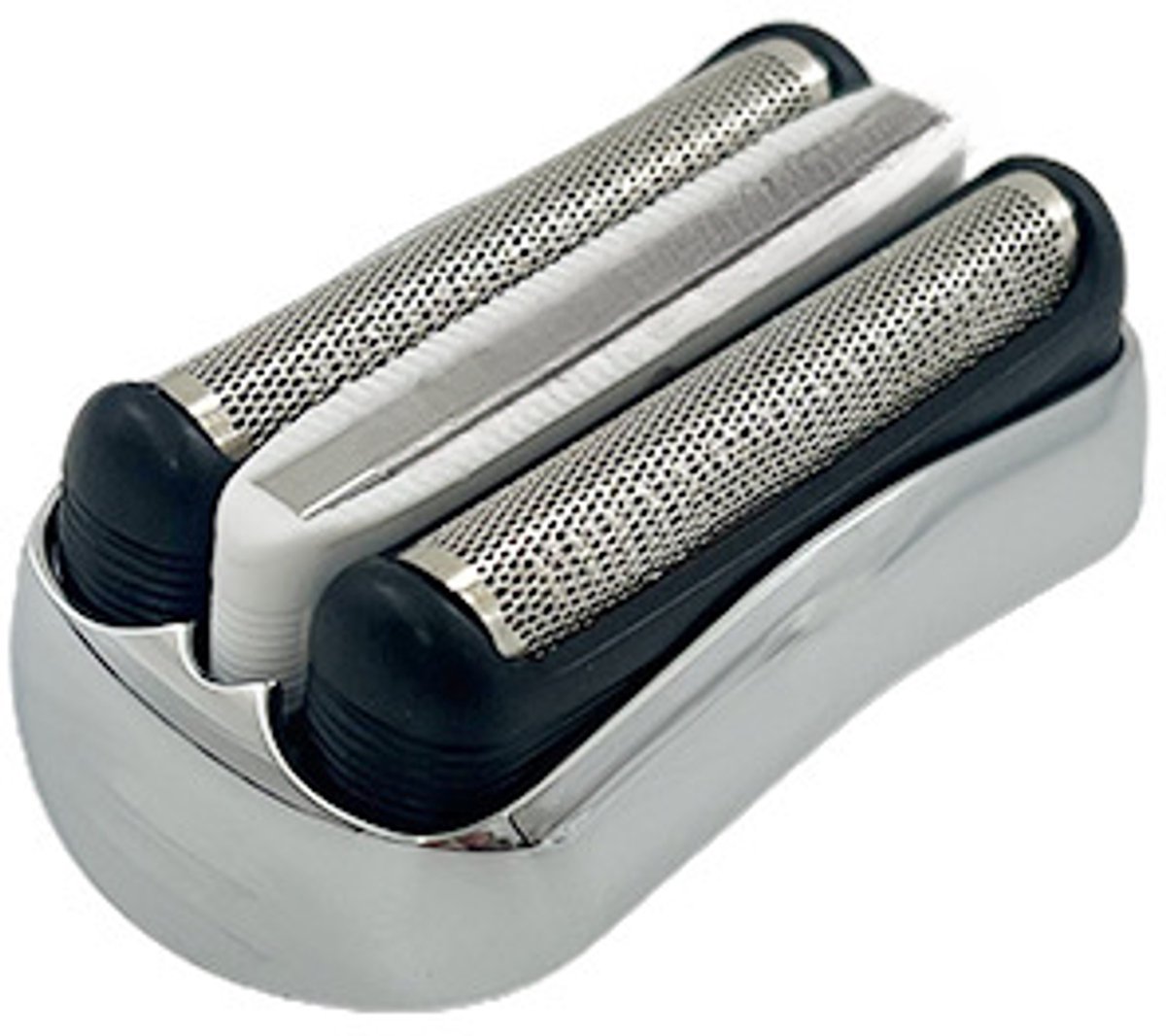 Vervangende folie en mesjes Geschikt voor Braun Series 3 scheerapparaten, inclusief meshouders en scheerkoppen. Geschikt voor Braun Series 3 scheerapparaten, modellen 320, 330, 340, 350CC, 370cc-4 en 390cc-4 (wit).