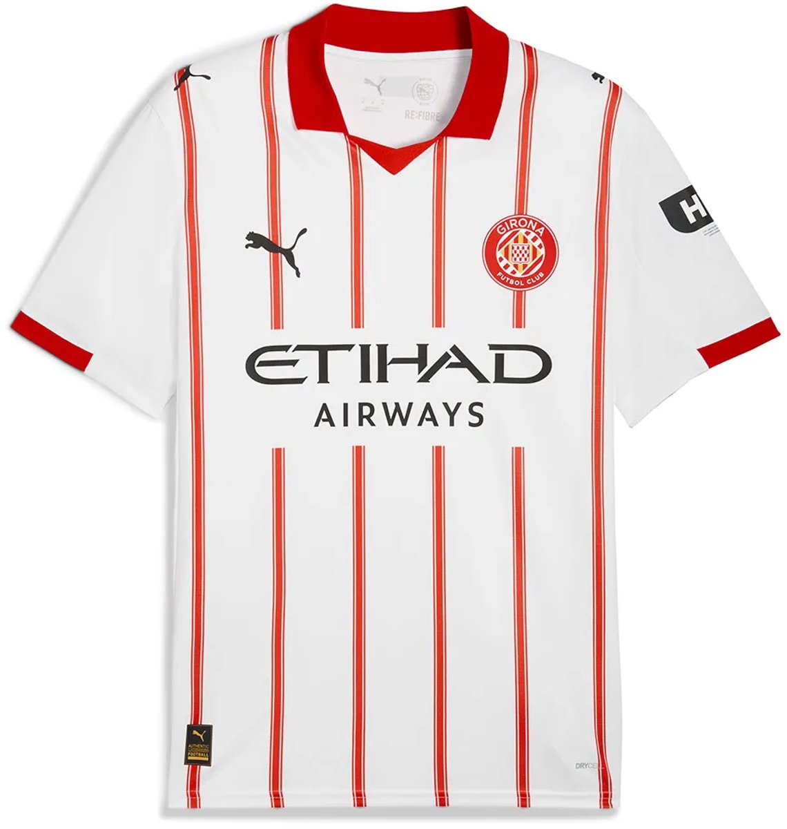 Puma Girona Fc 25/26 Replica Thuis Korte Mouw T-shirt Junior 11-12 Years Jongens Meisjes Rood