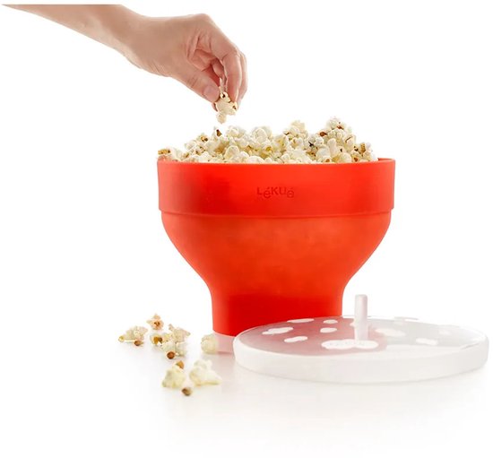 Lékué Magnetron Popcorn Maker - Red — afbeelding 2