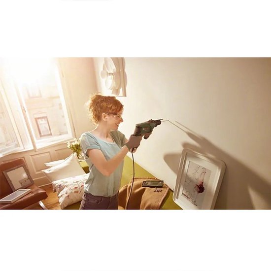 Perceuse à percussion Bosch EasyImpact 600 - 600 Watt - Incl. butée de profondeur et poignée supplémentaire