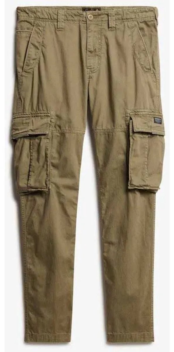 Superdry Core Cargobroek 32 32 Man Khaki