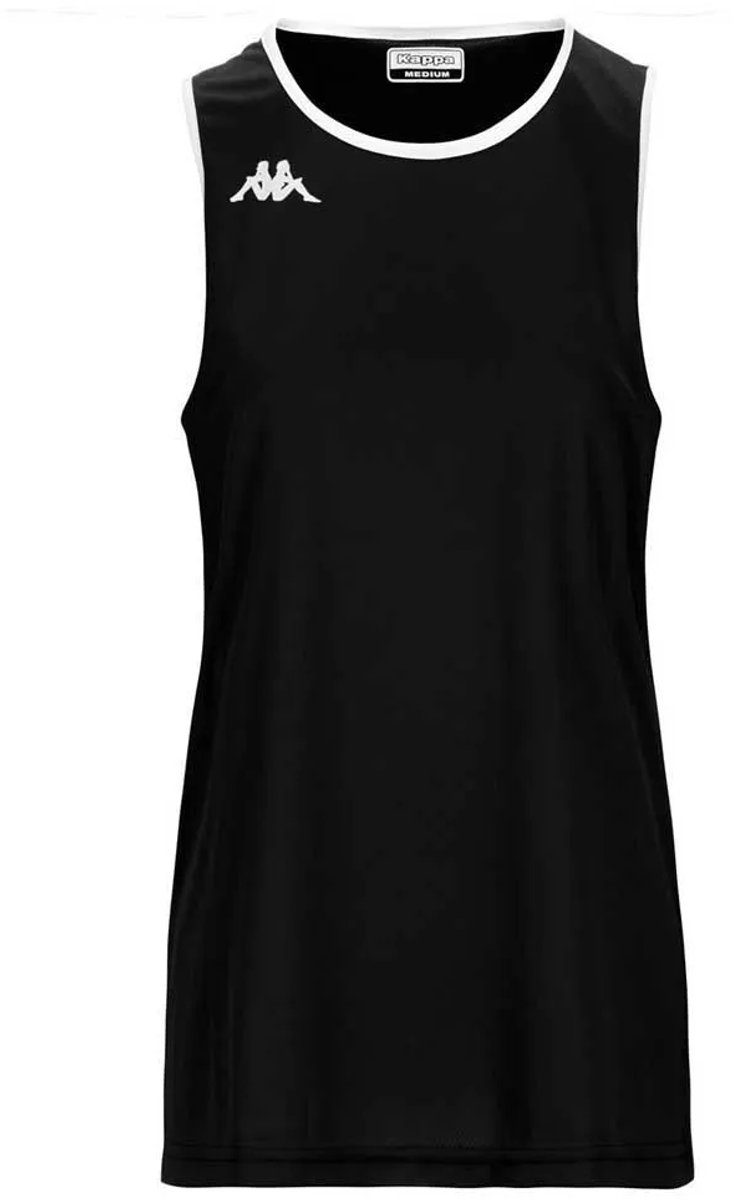 Kappa Danca Mouwloos T-shirt Zwart