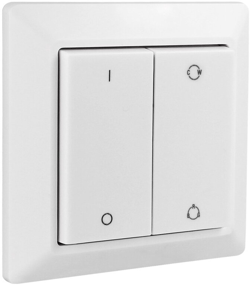Draadloze wandbediening RGBW Zigbee 1 zone kinetic