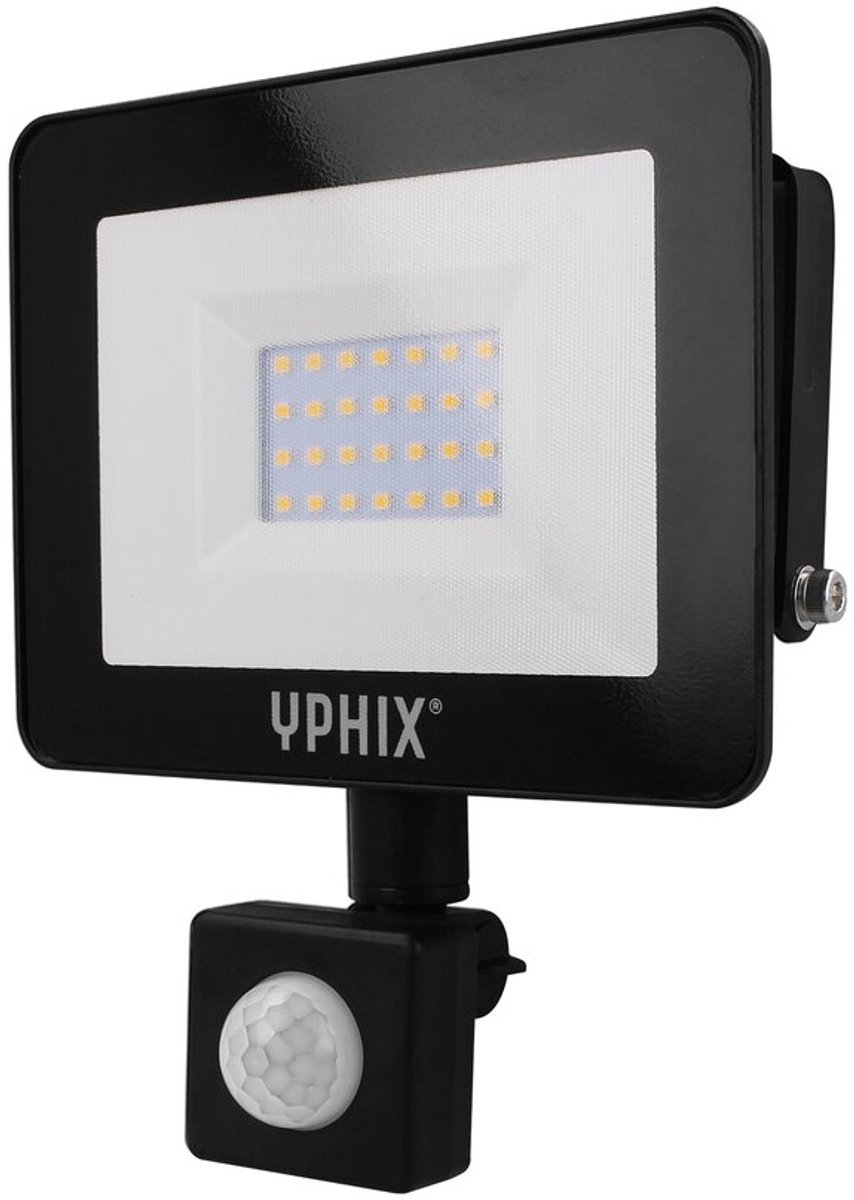 LED Schijnwerper met bewegingsmelder Pro 20W 4000K IP44 - Buitenlamp met bewegingssensor