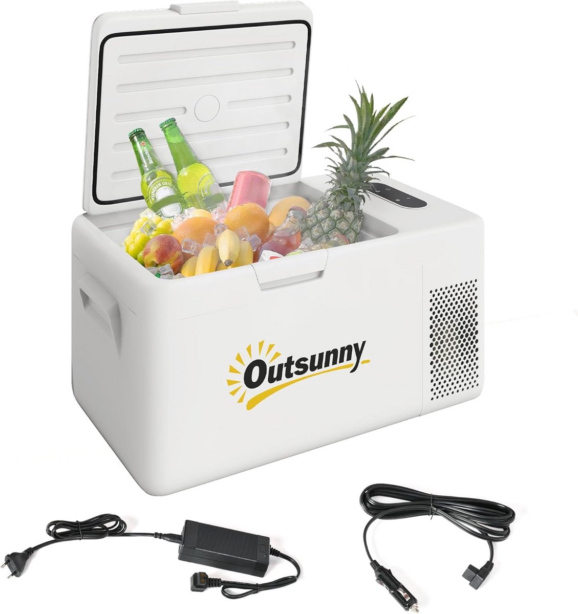 Draagbare Elektrische Koelbox 16,8 Liter met 12V/220V Aansluiting en ECO-Modus