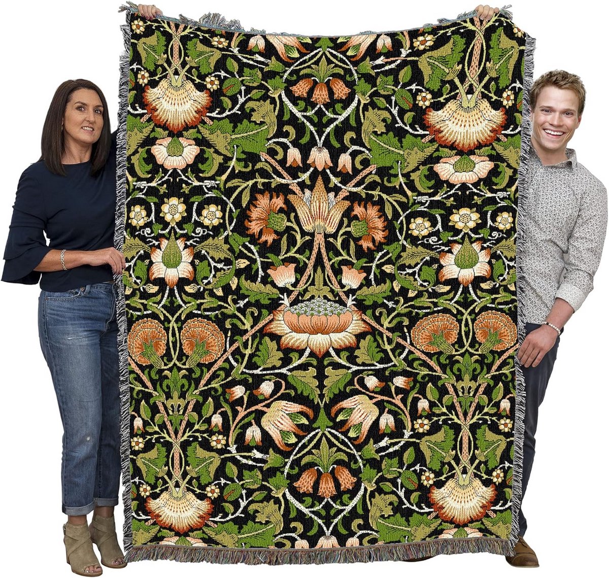Geweven katoenen plaid - Perfect cadeau voor elke gelegenheid - 72x54