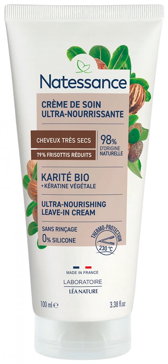 Natessance Organic Shea Butter Haarverzorgingscrème 100 ml