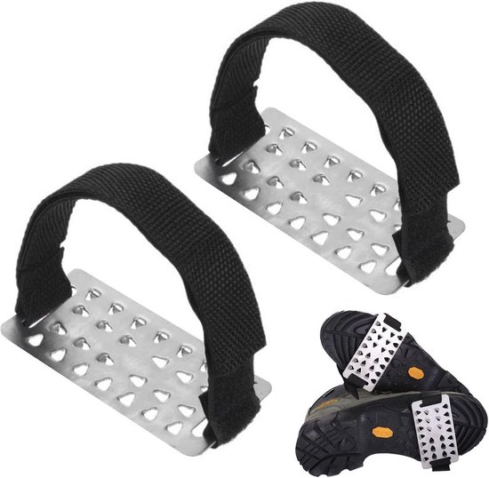 Antislip IJzers voor Schoenen - Crampons voor Wandelen in Sneeuw en IJs
