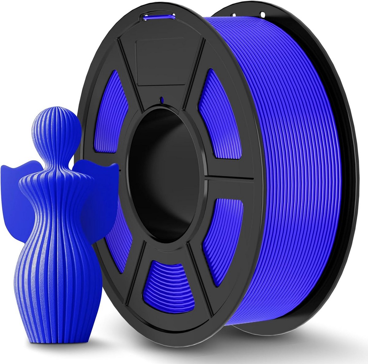 Sterk PLA+ Filament 1.75mm Blauw - Hoge Nauwkeurigheid 1.1KG Spool voor 3D Printer