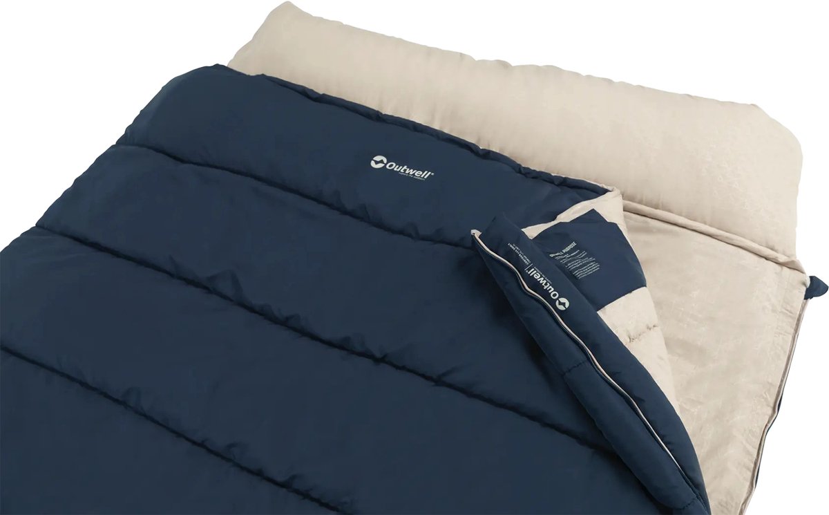 Outwell Contour Lux Double sac de couchage rectangulaire 2 personnes 145 x 220