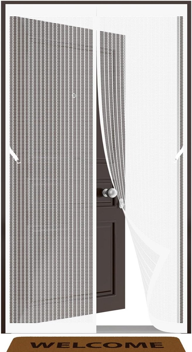 Groot Magnetisch Hor voor Deur 230x275 cm - Automatisch Sluitend Vliegengordijn voor Balko