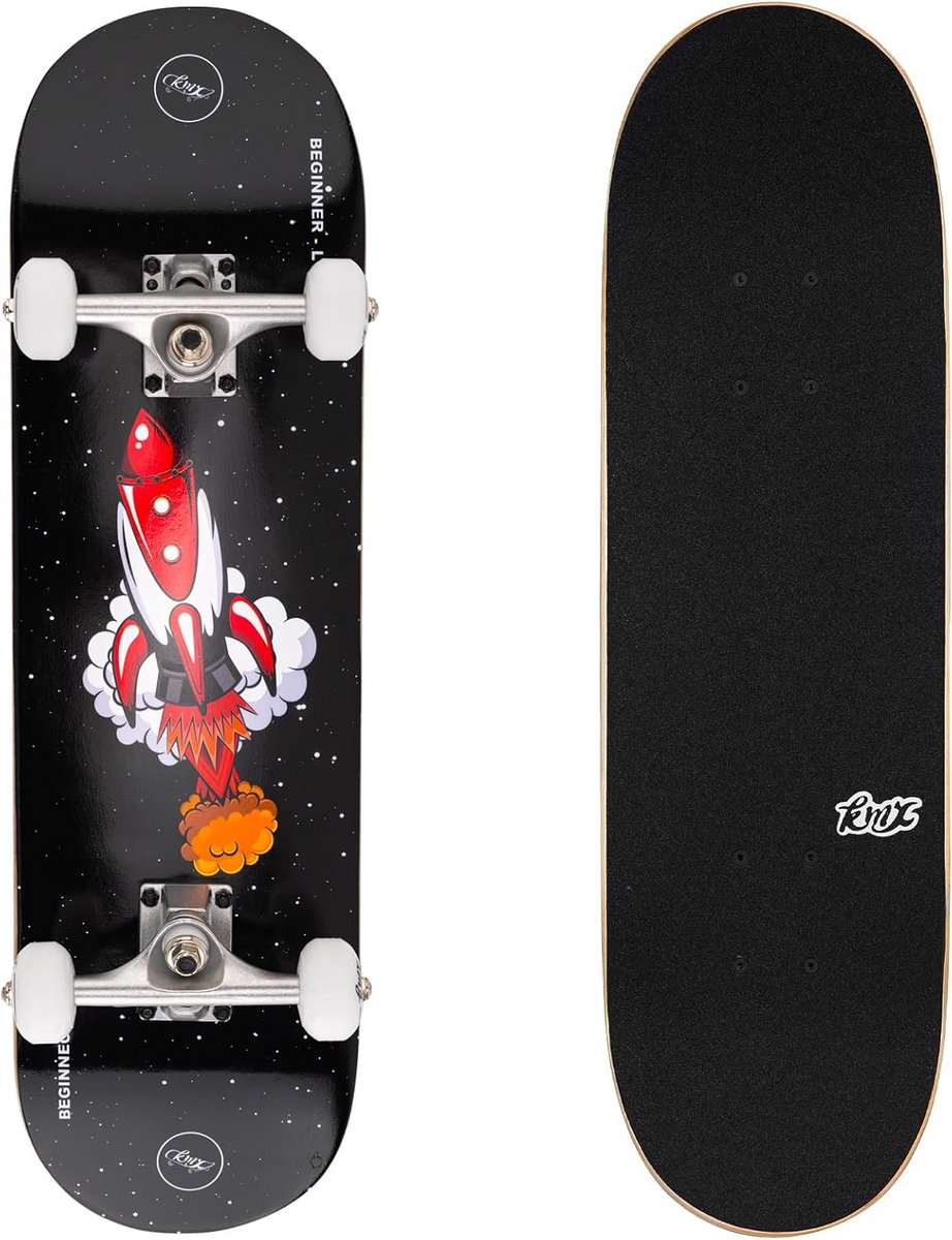 Complete Skateboard Cruiser Board Voor Beginners en Gevorderden Jongens Meisjes Kinderen Volwassenen