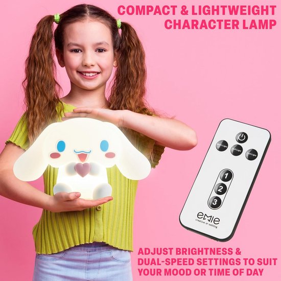 Schattige 3D Cinnamoroll Siliconen Nachtlampje voor Kinderen van Merkloos — afbeelding 5