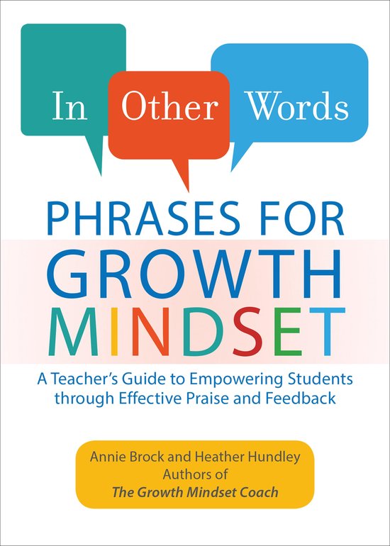 Growth Mindset for Teachers - In Other Words: Phrases for Gr ... - cover