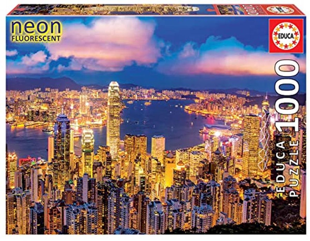 Neon Puzzel 1000 Stuk voor Volwassenen