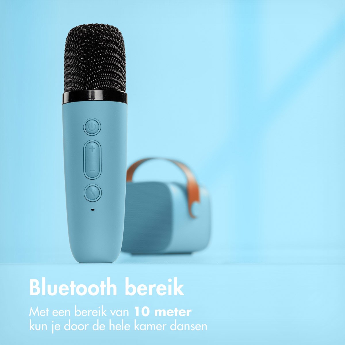 imoshion Karaoke Set - Met Bluetooth Speaker en Draadloze Microfoon - Karaokeset voor Volwassenen en Kinderen — afbeelding 6