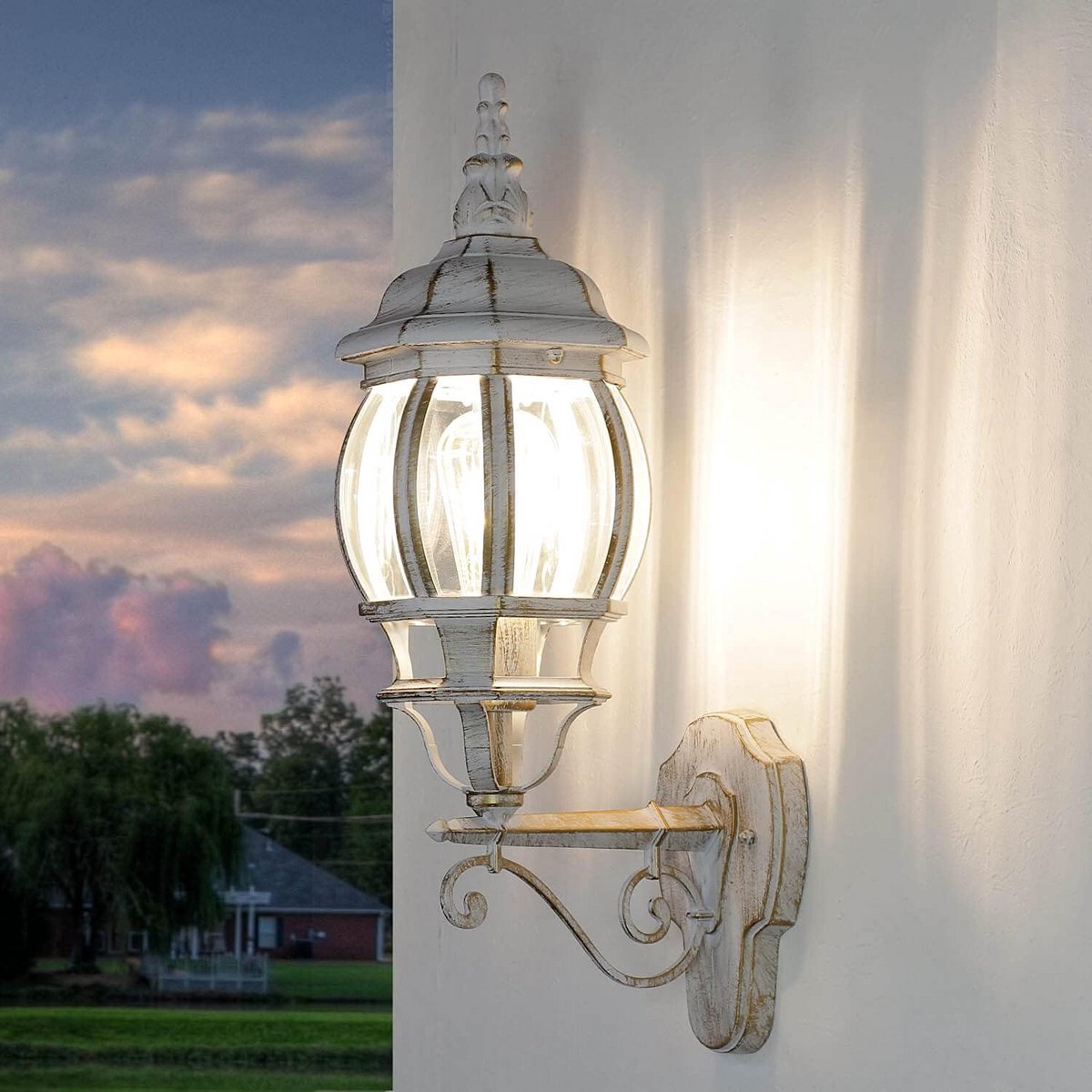 Rustieke E27 Buitenwandlamp IP44 voor Tuin en Terras - Decoratieve Wandverlichting voor Buiten