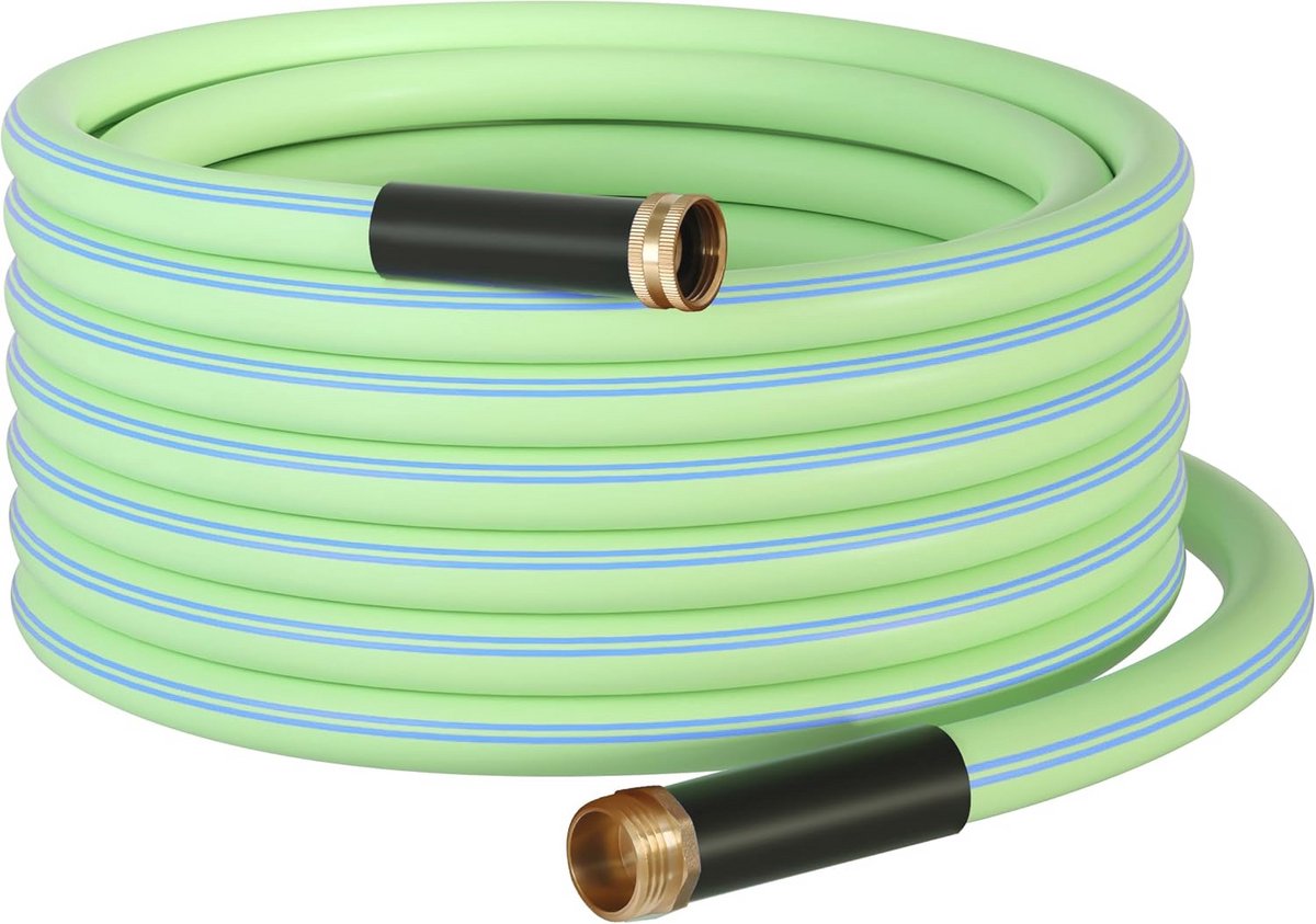 Heavy Duty Tuinslang 15,2 m x 5/8 inch - Groene Waterslang voor Tuin en Buiten