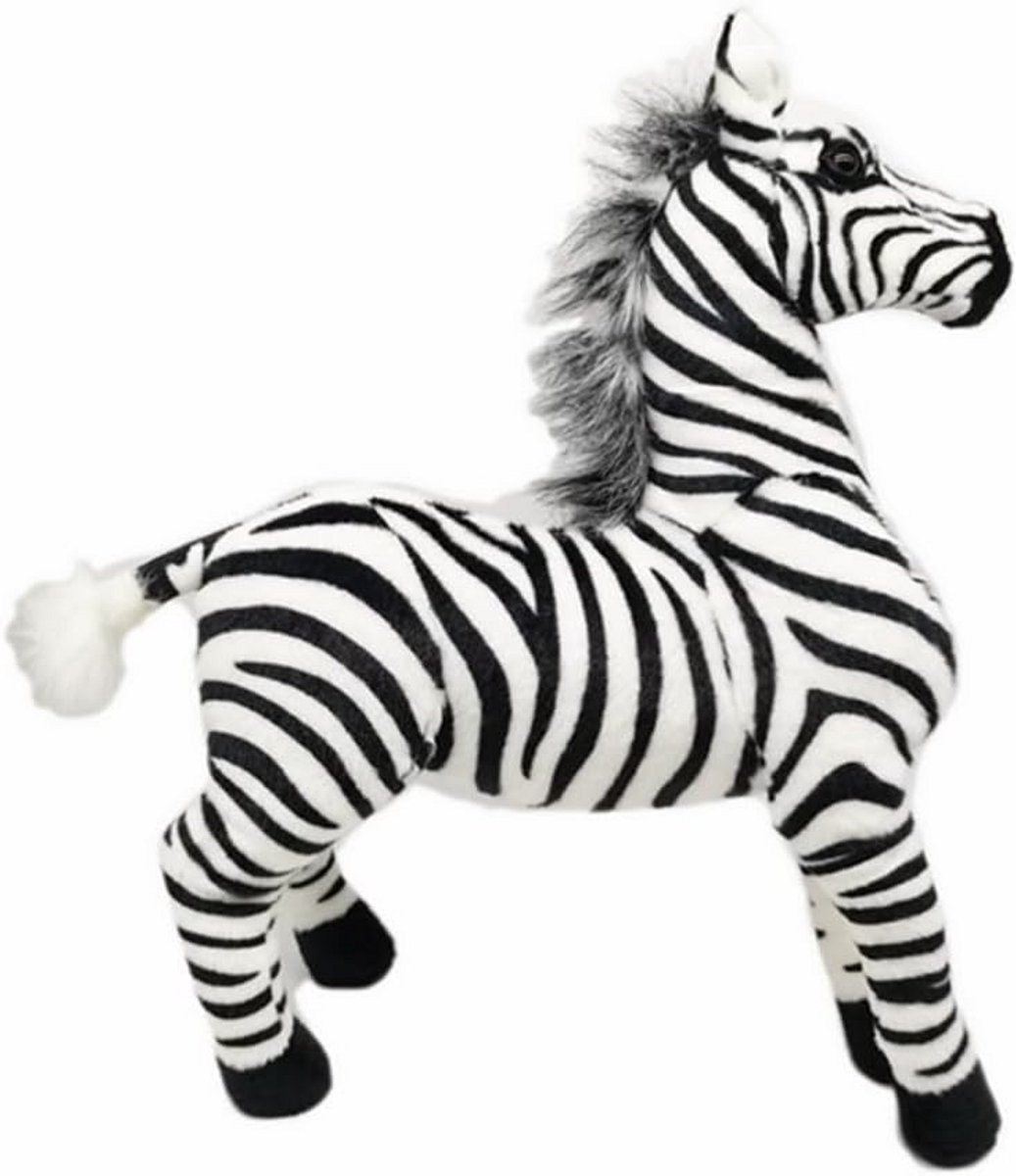 Realistisch Pluchen Zebra Paard Knuffeldier Zacht Speelgoed Cadeau