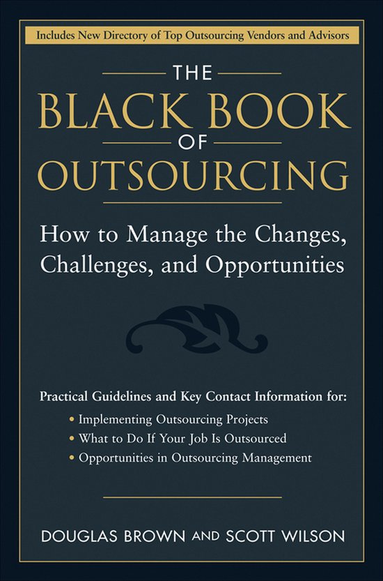 The Black Book of Outsourcing - cover
