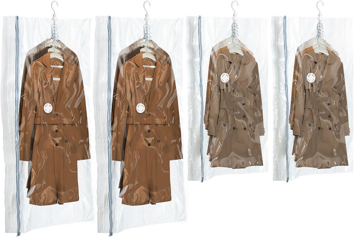 Hangende Vacuümzakken voor Kleding - Ruimtebesparende Opslagzakken