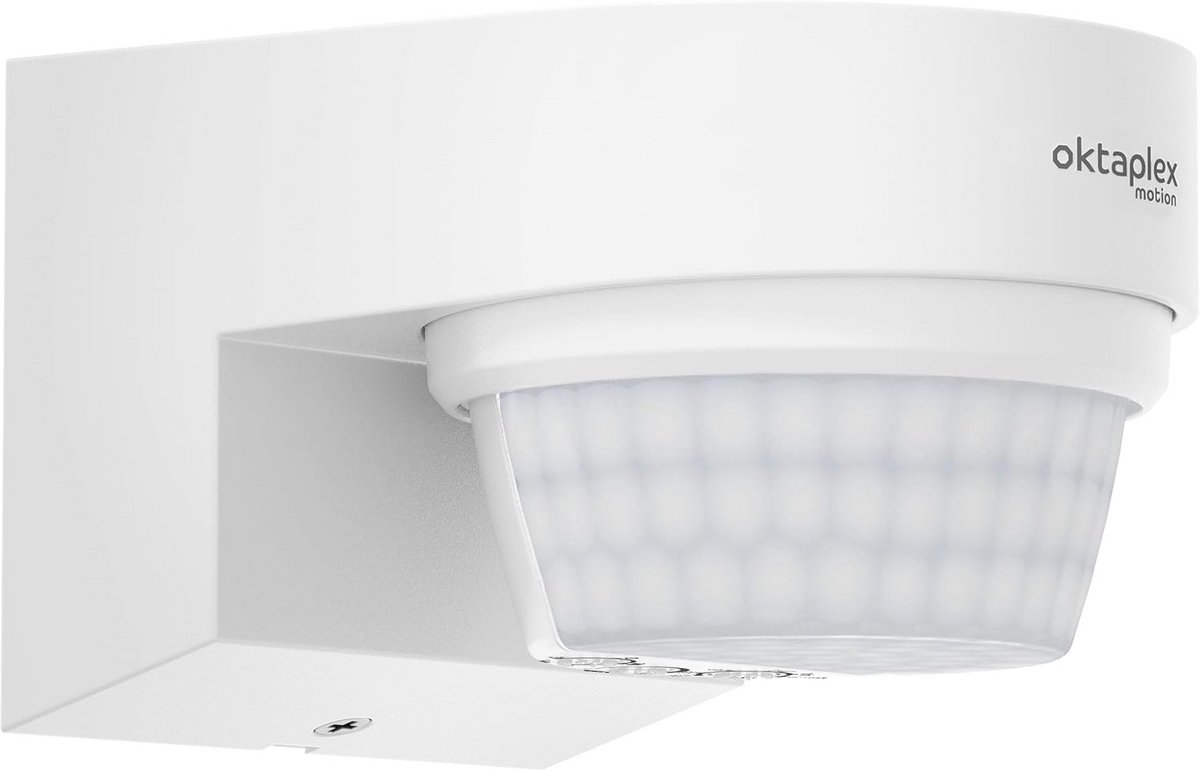 Infrarood Bewegingsmelder Buiten met Groot Bereik en IP65 Detectiehoek 240 Graden Wit