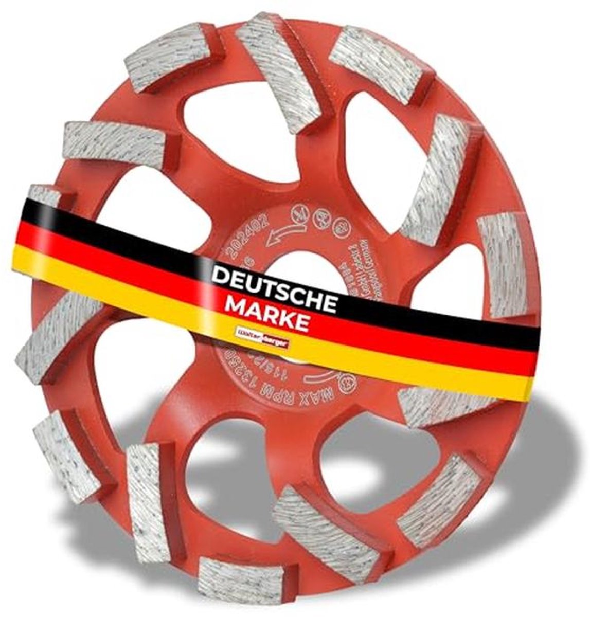 Diamant slijpschijf 115 mm x 22,23 mm voor beton en harde bouwmaterialen