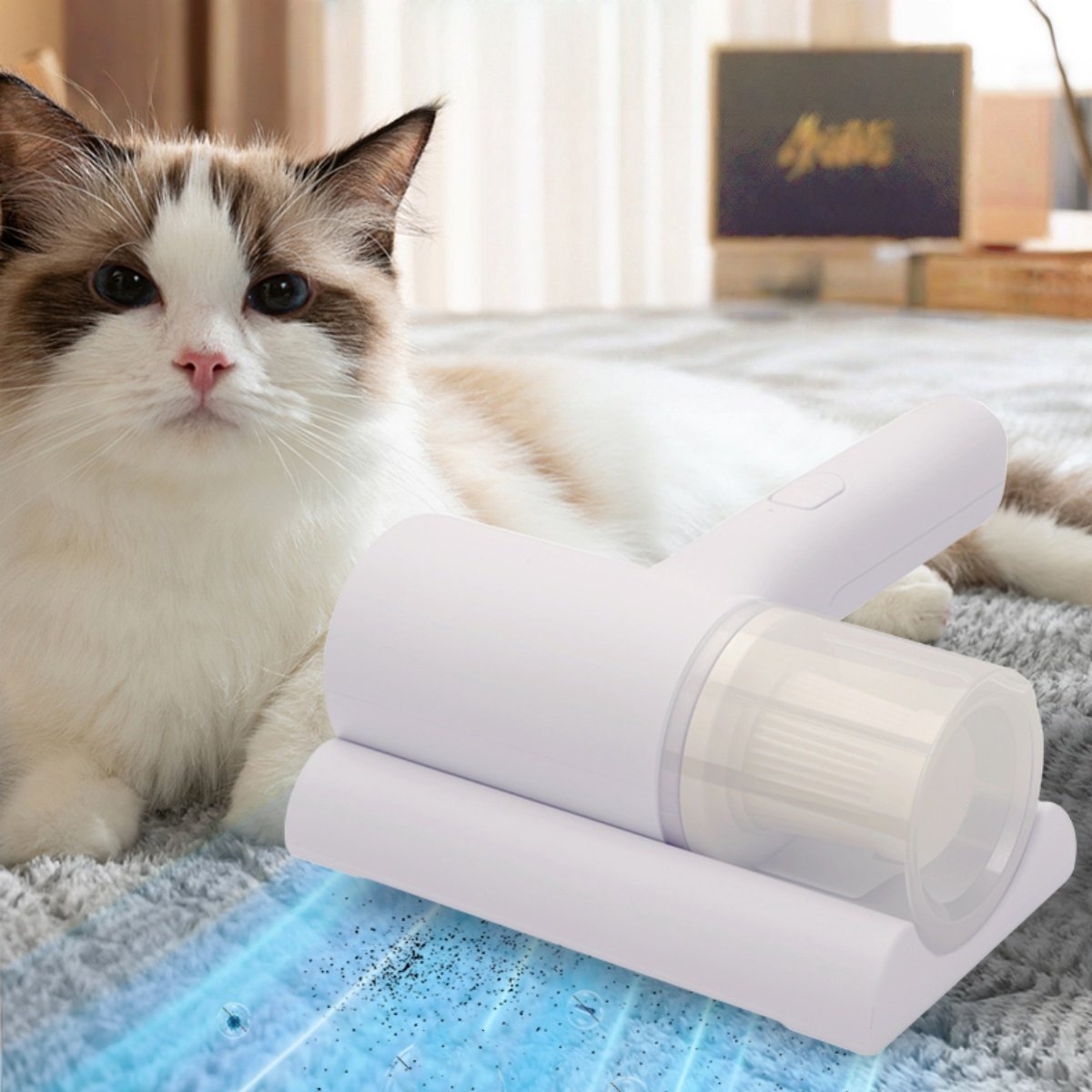 Draadloze Mini-Stofzuiger voor Beddengoed en - afbeelding 3