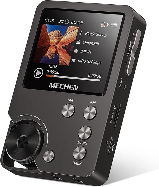 HiFi MP3-speler met Bluetooth en wifi, Oilsky Lossless DSD digitale audio muziekspeler met hoge resolutie draagbare audiospeler met 64 GB geheugenkaart, ondersteunt tot 1 TB
