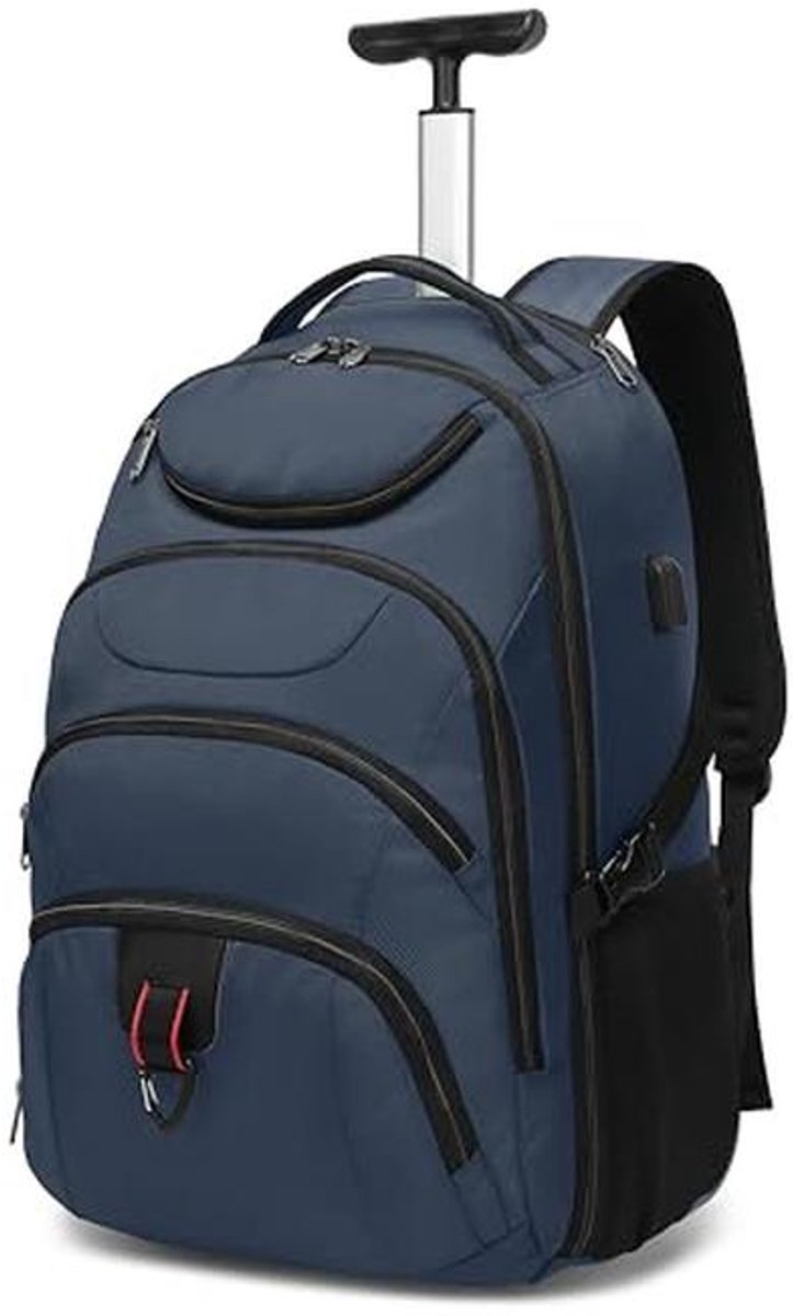 Stijlvolle laptoprugzak voor 15,6 inch laptops - Zwart