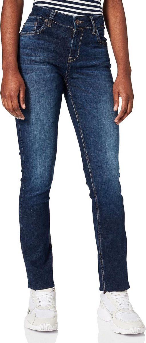 Dames Slim Fit Jeans Aspen Y - Mid Waist - Blauw (Sian Wash)