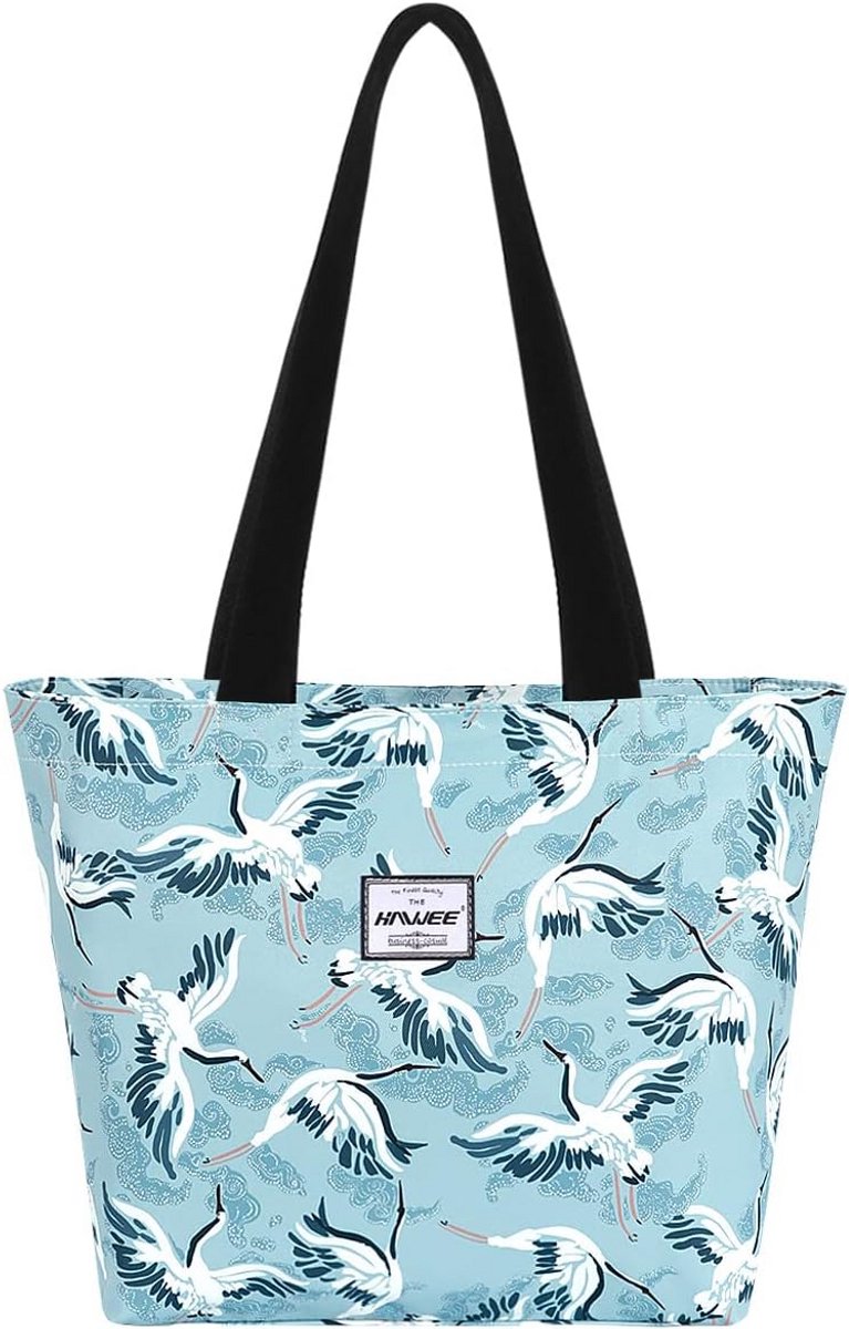 Lichte Draagtas voor Dames met Rits - Grote Capaciteit, Waterdicht en Casual voor Werk, School en Reizen