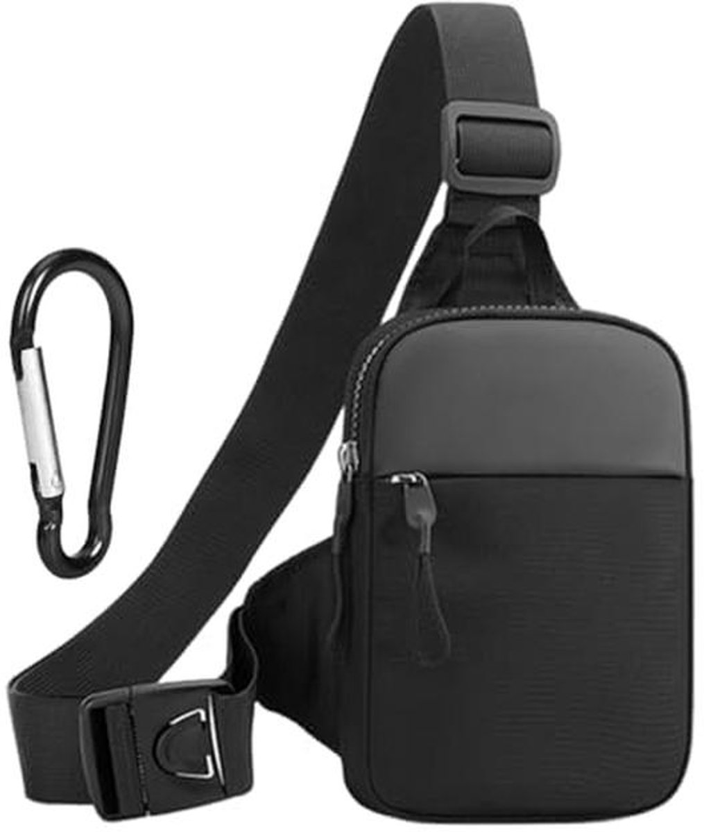 Borsttas voor heren, crossbody-tas, waterdichte schoudertas voor sport en reizen